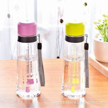 Plastic Sport Bottles with Cap, 450mL Volume, Ideal for Office or Home Use